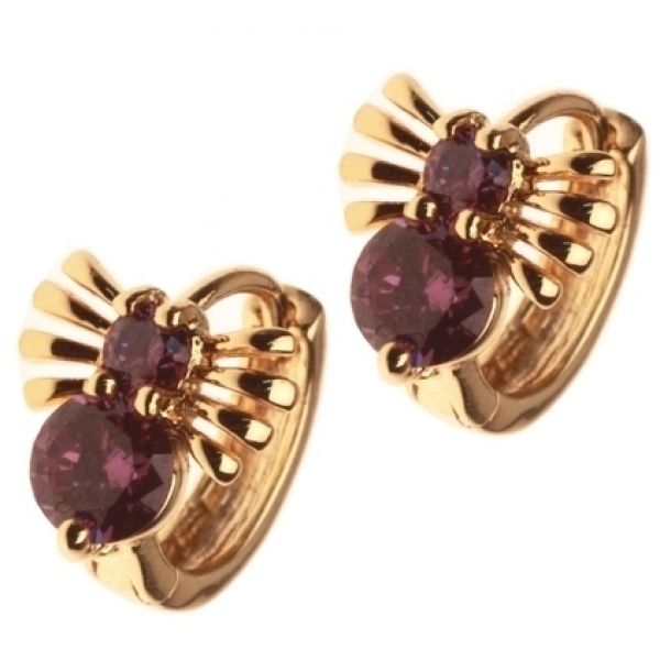 Brincos Aranha Pedra Natural Ouro - C7890043